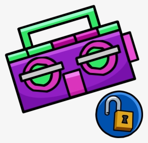 Purple Boom Box - Boombox Club Penguin #4189511 Purple Boom Box - Boombox Club Penguin #4189511