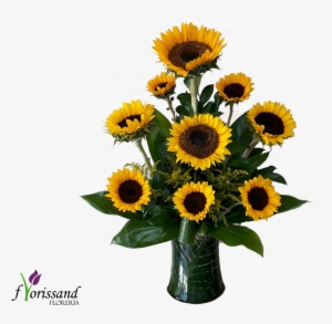 Jarron Cristal Forrado En Hojas Verdes - Sunflower #4190457
