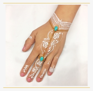 Pavan Henna For Ottoman Hands Jewellery - Ring #4191292