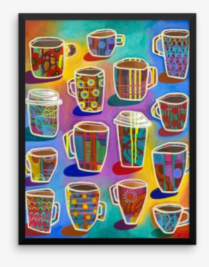 Lots Of Lattes Art Print On Paper #4191494