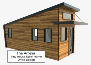 The Amelia Tiny House Steel Frame Kit From Lighthouse - Log Cabin #4191774