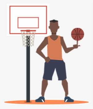Picture Stock Basketball Practice Clipart - Basketball Court Cartoon Transparent #4191953