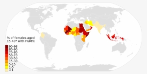 Composite Fgm World Map - Deaths Due To Hiv Aids Per Million Persons In 2012 #4192496
