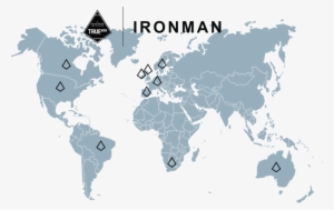 Ironman's Approach - World Map Grayscale Free #4192816