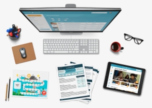 Table Objects Top View #4192873