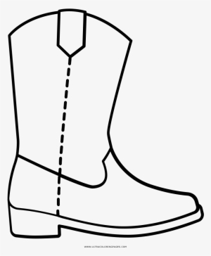 Cowboy Boot Coloring Page - Dibujo Bota De Vaquero #4192940