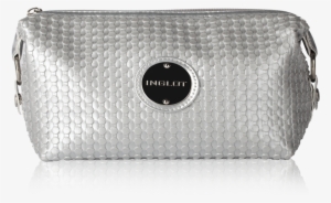 Cosmetic Bag Silver - Inglot Silver Makeup Bag #4193438