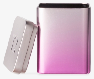 Ombre Pink Square Med Storage Tin - Gadget #4193467