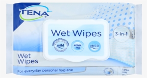 Tena 3 In 1 Wet Wipes - Tena Lady #4193636