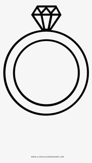 Anillo De Compromiso Página Para Colorear - Anillo De Compromiso Dibujo #4193933