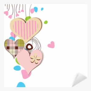 Love Card, Hanging Decorative Hearts Sticker • Pixers® #4194188