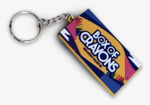 Box Of Crayons Keychain - Keychain #4195474