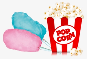 Pipoca E Algodão Doce - Balde De Pipoca Png #4195475