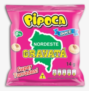 Pipoca Gravatá Doce 14g - Pipoca Doce 10g #4195652