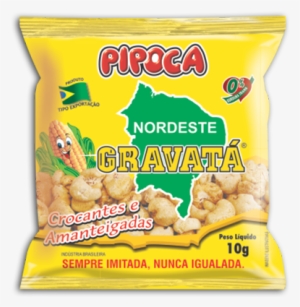 Pipoca Gravatá Amanteigada Metalizada Amarela 10g - Pipoca Amanteigada #4195879