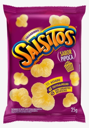 Salgado Salsito Pipoca 25g - Salsitos Pipoca #4196678
