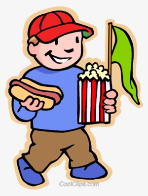 Boy With Hotdog Popcorn And Pennant Royalty Free Vector - Eat Pop Corn Clipart #4196802 Boy With Hotdog Popcorn And Pennant Royalty Free Vector - Eat Pop Corn Clipart #4196802
