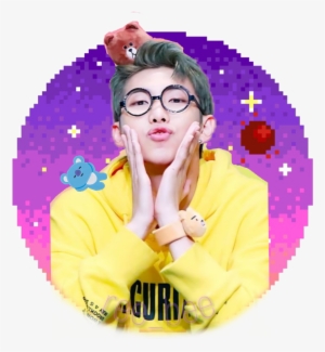 A Cute Icon Of A Cute Icon Namjoon Rmbts - Rm Bts Glasses #4197139