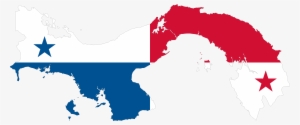 Panama Map Flag - Panama Map And Flag #4197256