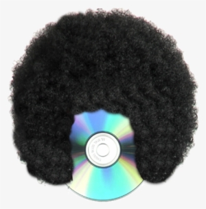 Afro Wig, A Social Media Shout Out, A Free Digital - Blank Cd #4197333