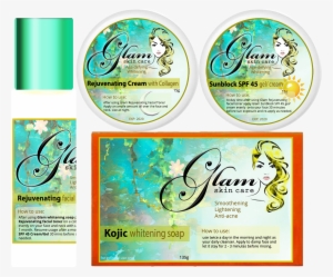 Glam Skin Care Rejuvenating Set With Collagen Helps - Brochure #4198566