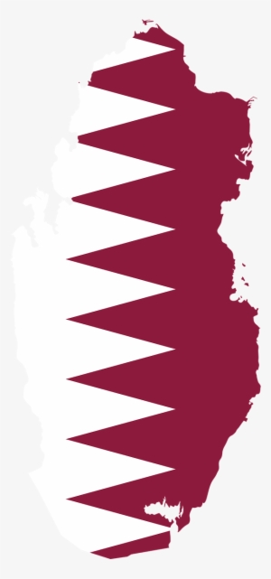 Borders Country Flag - Clip Art Qatar Flag #4199068