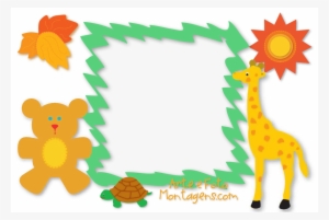 Moldura Animais - - Molduras Infantil #4199235