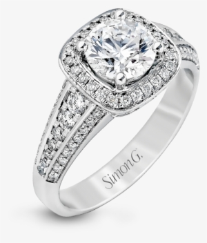 Engagement Ring Mounting - Diamond Illusion Ring #420154