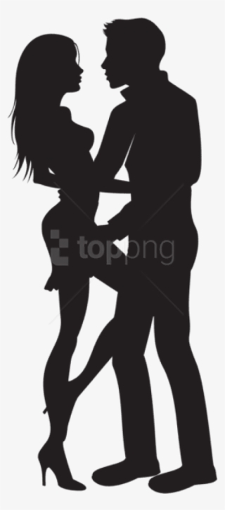 Couple Silhouettes Png Clip Art Image Siluete - Romantic Couple Dance Images Silhouette #420350