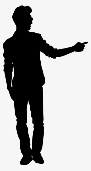 Man Pointing Silhouette Clipart Png - Pointing Man Silhouette Png #420353 Man Pointing Silhouette Clipart Png - Pointing Man Silhouette Png #420353