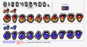 Mario Kart Wii Sprites - Mario Kart Wii Numbers #420662