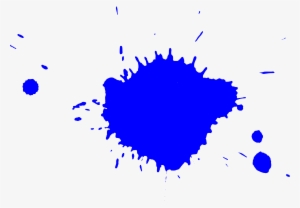 Paintball Polson - Blue Paint Splatter Png #420905