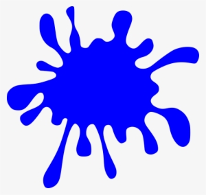 Blue Paint Splatter Clipart #420953 Blue Paint Splatter Clipart #420953