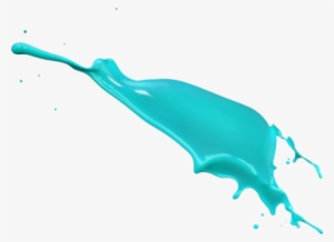 Paint Splash Blue - Photoshop Gotas De Pintura #421067