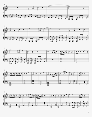 Begin Sheet Music Composed By Bts Jungkook 3 Of 4 Pages - Lambert Sweet Apocalypse Sheet Music #421377
