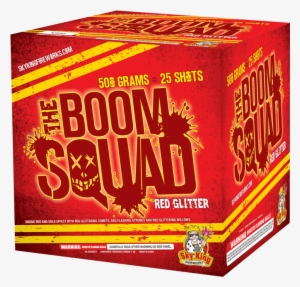 The Boom Squad Red Glitter - Box #421466 The Boom Squad Red Glitter - Box #421466