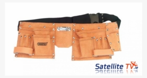 Draper Leather Professional Tool Belt - Draper Diy Series Double Tool Pouch 09241 #421535