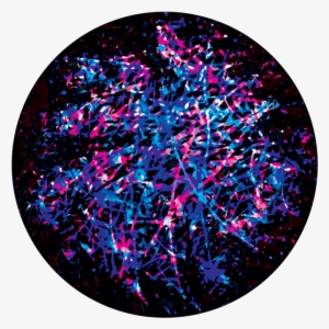 Firework Splatter - Colorscenic Cs-0005 Apollo Firework Splatterglass Gobo #421774