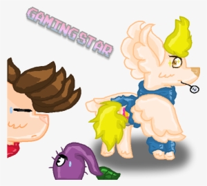 Gamingstarluigisin, Louie, Olimar, Pikmin, Ponified, - Cartoon #421943