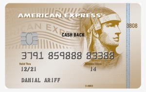 The American Express® Cash Back Gold Credit Card - American Express Maybank Credit Card #422042