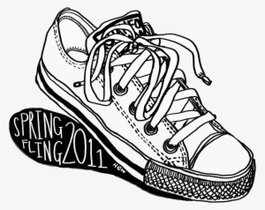 Drawn Converse Sketch - Converse T Shirt Art #422388
