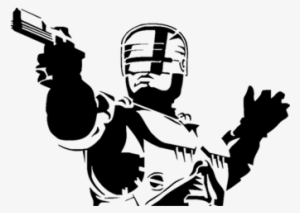 Cor Do Fundo - Sticker Robocop #422895