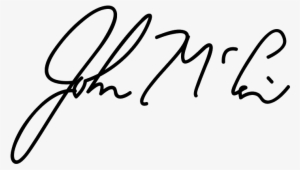 John Mccain Signature #423089