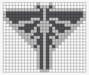 The Last Of Us Fireflies Logo Perler Bead Pattern / - Pixel Art De The Last Of Us #423995