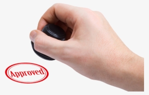 Stamp In Hand Png #424085