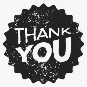"thank You" Stamp With Distressed Background - Thank You Transparent Background #424110