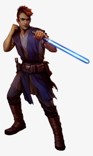 A Male Sentinel With A Blue-bladed Shoto - Star Wars #424772