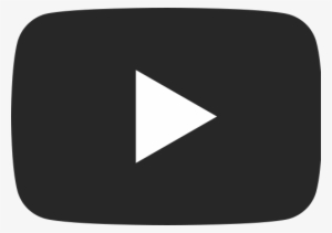 This Image Rendered As Png In Other Widths - Youtube Black Logo Png #425349