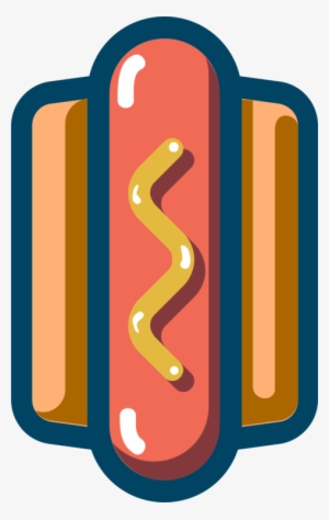 Chicago-style Hot Dog Fast Food Corn Dog Ham - Hot Dog And Hamburger Logo #425599