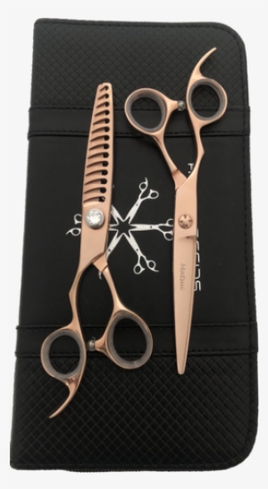 Lefty Matsui Rose Gold Scissor And Texturiser - Scissors #427176